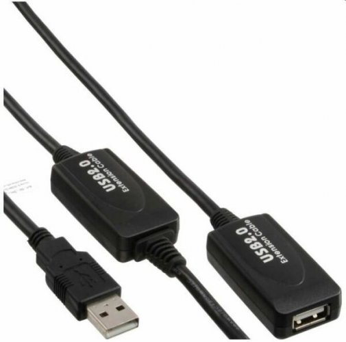 MicroConnect USB vahvistinkaapeli A/M - A/F 2.0 10m