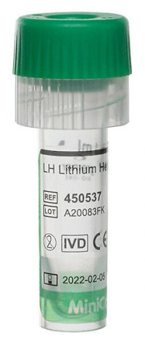 MiniCollect Li-hepariiniputki 1ml kauhalla