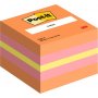 Minikuutio Post-it 51x51mm pinkki viestilappu 400kpl