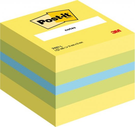 Minikuutio Post-it Lime 51x51mm viestilappu 1x400kpl