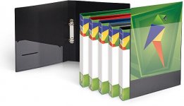 Minimappi Forpus PP A4 harmaa 3 taskulla