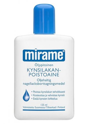 Mirame kynsilakanpoistoaine 125ml öljypitoinen