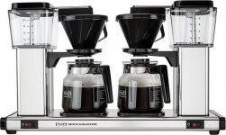 Moccamaster kahvinkeitin Manual Double Polished silver