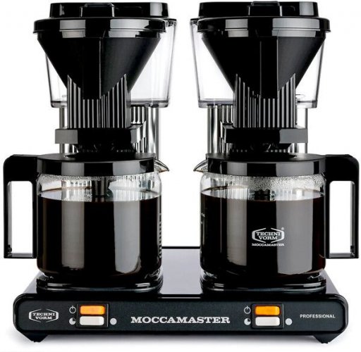 Moccamaster PRO Double 2 pannun keitin musta/hopea