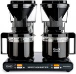 Moccamaster PRO Double 2 pannun keitin musta/hopea