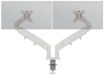 Monitorivarsi kahdelle näytölle Leitz Ergo harmaa