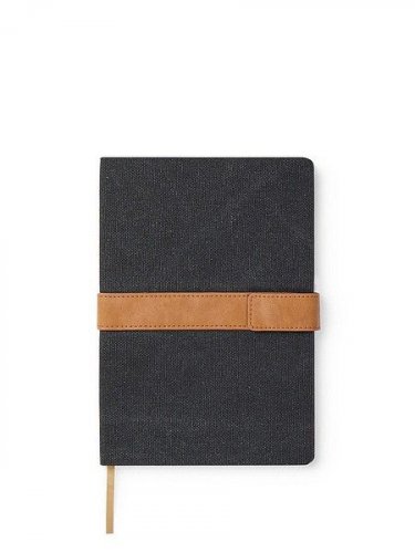 Muistikirja A5 Bosler viivat musta