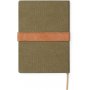 Muistikirja A5 Bosler viivat vihreä