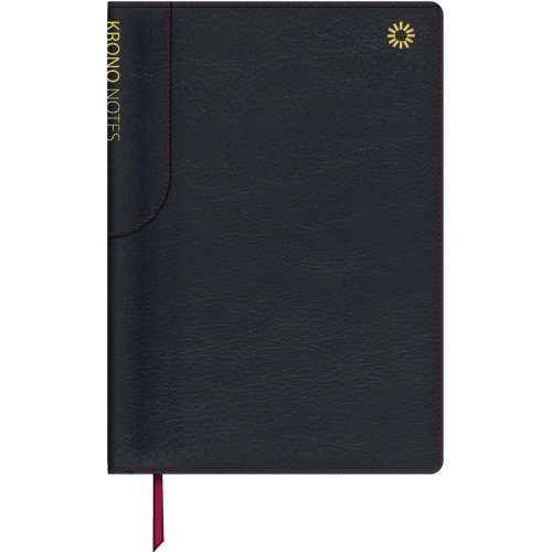 Muistikirja Ajasto krono 2024 a5 musta 148 x 210mm