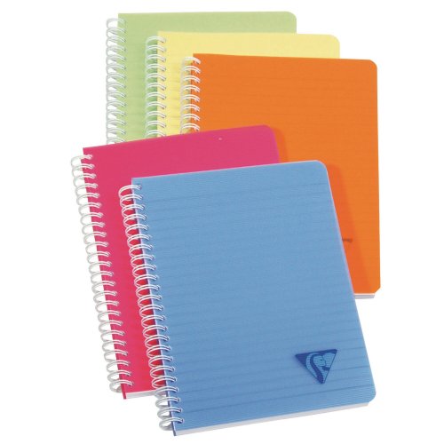 Muistikirja Clairefontaine linicolor a5/90 viivoitettu
