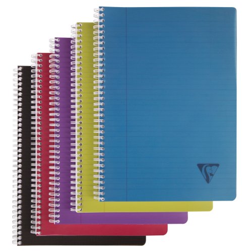 Muistikirja Clairefontaine linicolor intensive a4/90 viivoitettu