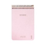 Muistikirja KOZO Premiun Dusty Pink A6 sivut: viivat