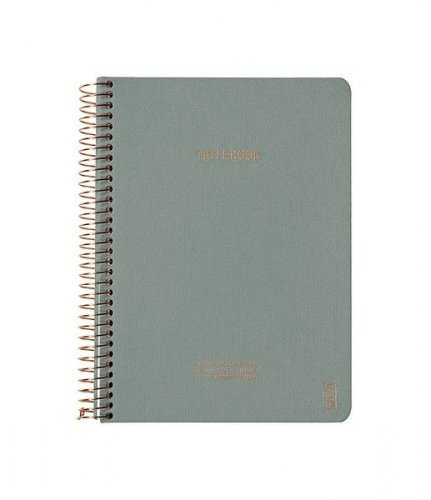 Muistikirja KOZO Premium Aloe Vera A5 sivut: viivat