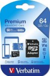 Muistikortti Verbatim Micro SDXC 64GB