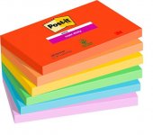 Muistilappu 3M Post-it Super Sticky 655Bora Bora värilaj. 76x127mm, 6-pak