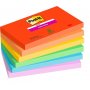 Muistilappu 3M Post-it Super Sticky 655Bora Bora värilaj. 76x127mm, 6-pak