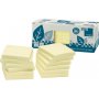 Muistilappu 76x76mm keltainen 100% kierrätettyä paperia 16x100kpl