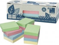 Muistilappu eko 50x40mm pastellilajitelma 12x100kpl