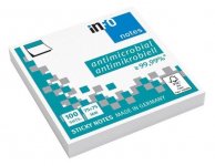 Muistilappu inFO Hygenic 75x75 mm 100 arkkia valkoinen 75x75mm, 12/pkt