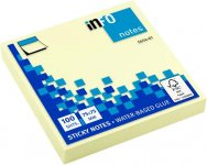 Muistilappu keltainen 76x76mm 12x100kpl
