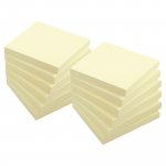 Muistilappu lyreco 75x75mm kelt. 12kpl