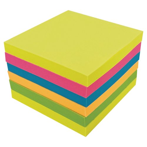Muistilappu lyreco prem zigzag 75x75 sum 6kpl