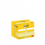 Muistilappu post-it 38x51mm kelt 12kpl