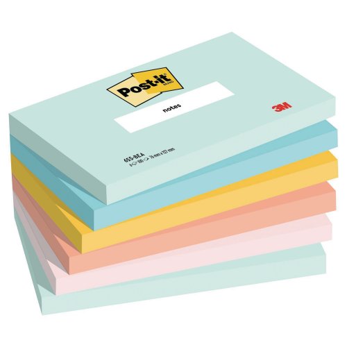 Muistilappu Post-it® 76 x 127 mm beach 1 kpl=6 nidettä