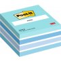 Muistilappu Post-it 76x76mm sininen pastelli 450kpl
