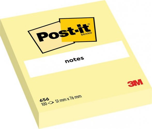 Muistilappu Post-it Canary Yellow 51x76mm