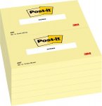 Muistilappu Post-it Canary Yellow 76x102mm 12x100kpl