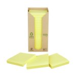 Muistilappu Post-it Canary Yellow Eko 76x76mm keltainen 16x100kpl