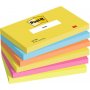 Muistilappu Post-it Energetic 76x127mm. 6x100kpl