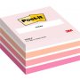 Muistilappu Post-it pinkki pastelli 76x76mm 450kpl