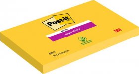 Muistilappu Post-it Super Sticky 76x127mm keltainen 12x90kpl