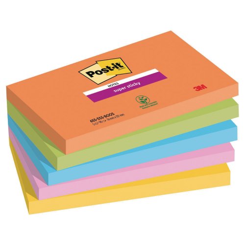 Muistilappu Post-it® super sticky boost 76 x 127 mm