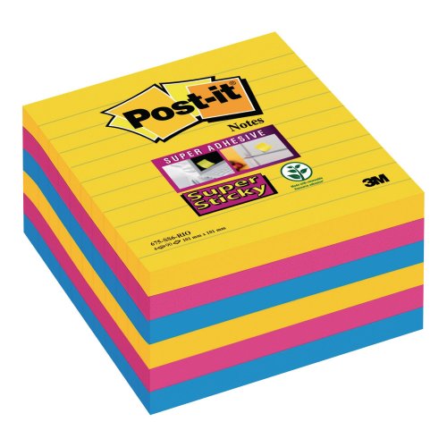 post-it s/s carnival 101x101 viiv 6kpl