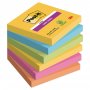 Muistilappu post-it s/s 76x76mm carnival 6kpl