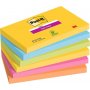 Muistilappu Post-it Super Sticky Carnival 76x127mm 6x90 kpl
