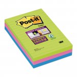 Muistilappu post-it s/s 101x152 rainbow 3kpl