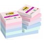 Muistilappu Post-it Super Sticky Soulful 47,6x47,6mm 12x90kpl
