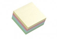 Muistilappukuutio 76x76mm 4-väriä -sertifioitu paperi 400kpl