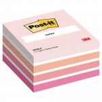 Post-it kuutiot 76x76mm past.pinkki