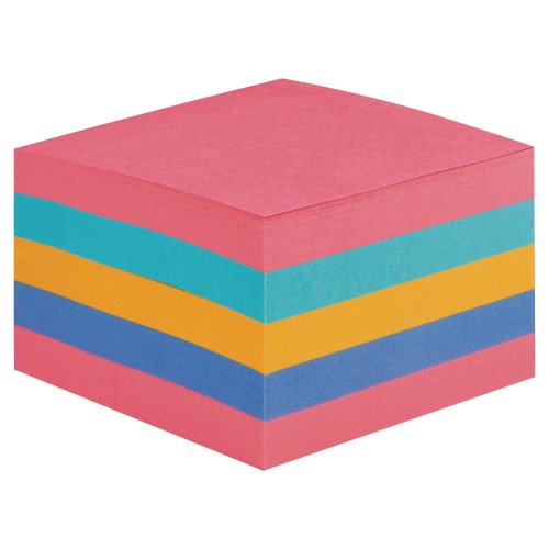 Muistilappukuutio Post-it® super sticky 76 x 76mm sateenkaari