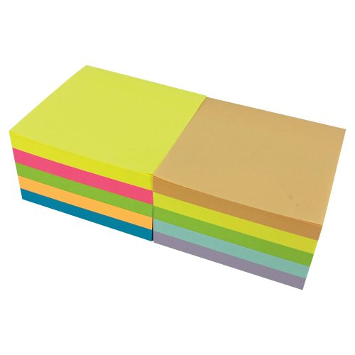 Muistilappukuutiot Lyreco premium 75 x 75 mm kevään ja kesän värit 2kpl