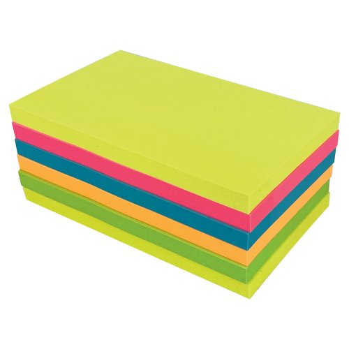 Muistilaput Lyreco premium 75 x 125 mm kesän värit 1 kpl=6 nidettä 6kpl
