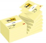 Muistilaput Z-notes Post-it Canary Yellow 76x76mm viestilappu 12x100kpl