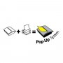Muistilaput Z-notes Post-it Canary Yellow 76x76mm viestilappu 12x100kpl