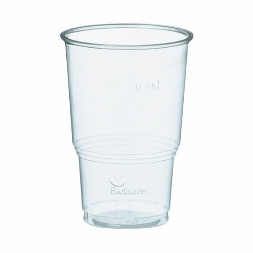 Muovilasi PLA biohajoava 250ml kirkas