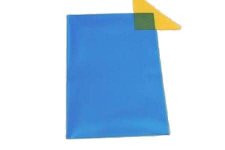 Muovitasku A4/130mic 2-sivua auki sininen appelsiini PP 100kpl